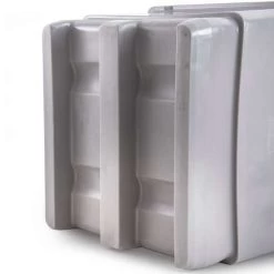 362 Gallon Gray Heavy Duty Bin, 2-Way Molded Base, MonsterCombo® 2856 -container 2800 gray 3 16