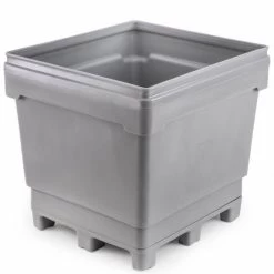 340 Gallon Gray Heavy Duty Bin, 4-Way Replaceable Base, MonsterCombo® 2951