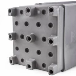 318 Gallon Gray Heavy Duty Bin, 4-Way Replaceable Base, MonsterCombo® 2948 -container 2900 replaceable gray 2 17