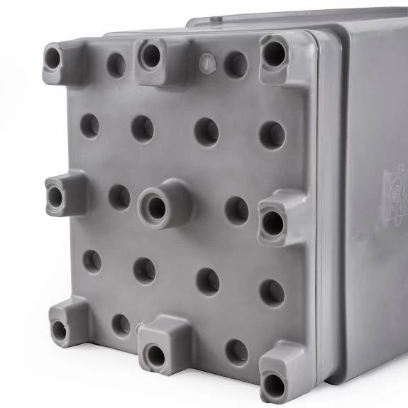 340 Gallon Gray Heavy Duty Bin, 4-Way Replaceable Base, MonsterCombo® 2951 4 340 Gallon Gray Heavy Duty Bin, 4-Way Replaceable Base, MonsterCombo® 2951 - Image 2