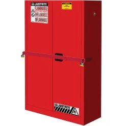 Sure-Grip® EX High Security Flammable Safety Cabinet, 45 Gallon, S/C Doors, Red