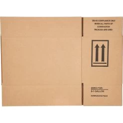 2 X 1 Gallon Paint Can Hazmat UN 4G Shipping Box, 275# -container 2x1 gallon paint can hazmat un 4g shipping box 275 30wun3 5