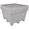 207 Gallon Natural Heavy Duty Bin, 4-Way Replaceable Base, ArmorBin® 3033