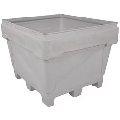 207 Gallon Natural Heavy Duty Bin, 4-Way Replaceable Base, ArmorBin® 3033