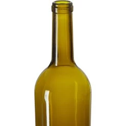 750 Ml Antique Green Bordeaux Wine Bottles, Punted Bottom, Taper, Cork, 12/cs (heavy) -container 30bat7 3