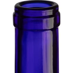 750 Ml Cobalt Blue Stretch Hock Wine Bottles, 12/cs -container 30bbw2 3