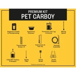 BSG™ K7PET Premium Home Brewing Beer Making Kit, 5 Gallon Plastic Carboy 5 BSG™ K7PET Premium Home Brewing Beer Making Kit, 5 Gallon Plastic Carboy -container 30bk7r 2