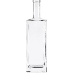 750 Ml Clear Glass Liberty Liquor Bottle, Bar Top, 12/cs