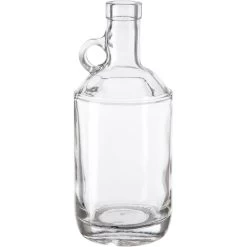 750 Ml Clear Glass Moonshine Jug, Bar Top, 12/cs