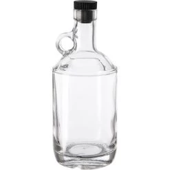 750 Ml Clear Glass Moonshine Jug, Bar Top, 12/cs 11 750 Ml Clear Glass Moonshine Jug, Bar Top, 12/cs -container 30bmf7 5