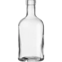 375 Ml Clear Glass Oregon Liquor Bottle, Bar Top, 12/cs