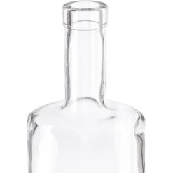750 Ml Clear Glass St. Louis Liquor Bottle, Bar Top, 12/cs -container 30bstl 4
