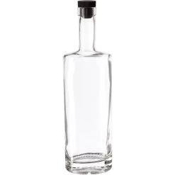 750 Ml Clear Glass St. Louis Liquor Bottle, Bar Top, 12/cs -container 30bstl 6