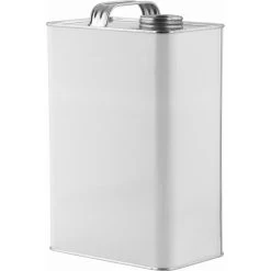 container 16 1 Gallon White F-Style Can With 1-3/4" Delta Opening