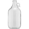 1/2 Gallon (64 Oz) Clear Glass Jug, 38mm 38-405 -container 30w64g 1 8
