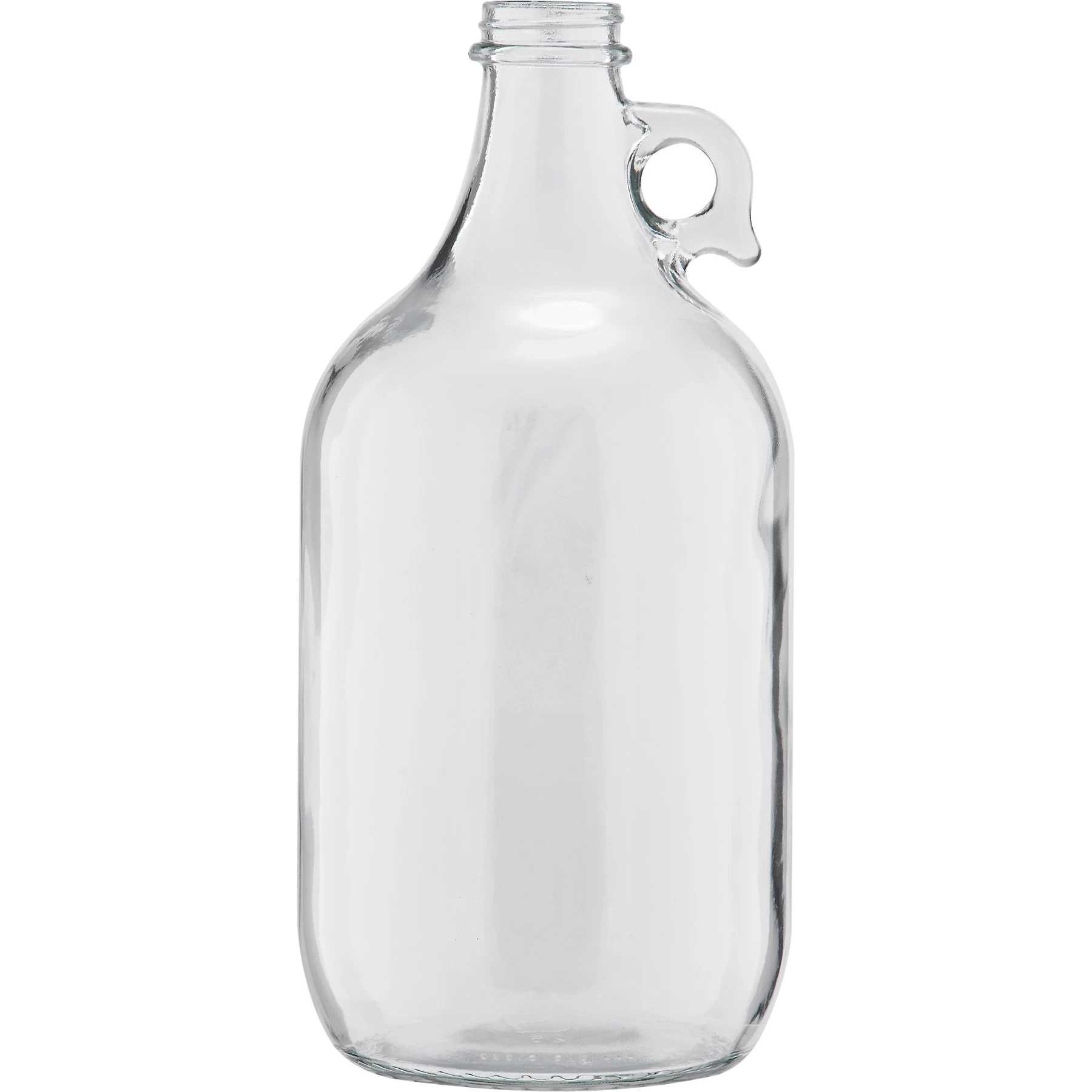 1/2 Gallon (64 Oz) Clear Glass Jug, 38mm 38-405 3 1/2 Gallon (64 Oz) Clear Glass Jug, 38mm 38-405