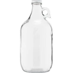 1/2 Gallon (64 Oz) Clear Glass Jug, 38mm 38-405 13 1/2 Gallon (64 Oz) Clear Glass Jug, 38mm 38-405 -container 30w64g 3 2