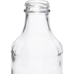 16 Oz. Clear Glass Decanter Bottle, 38mm 38-405, 12/cs -container 30wa49 3