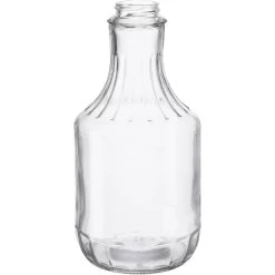 32 Oz. Clear Glass Decanter Bottle, 38mm 38-405, 12/cs