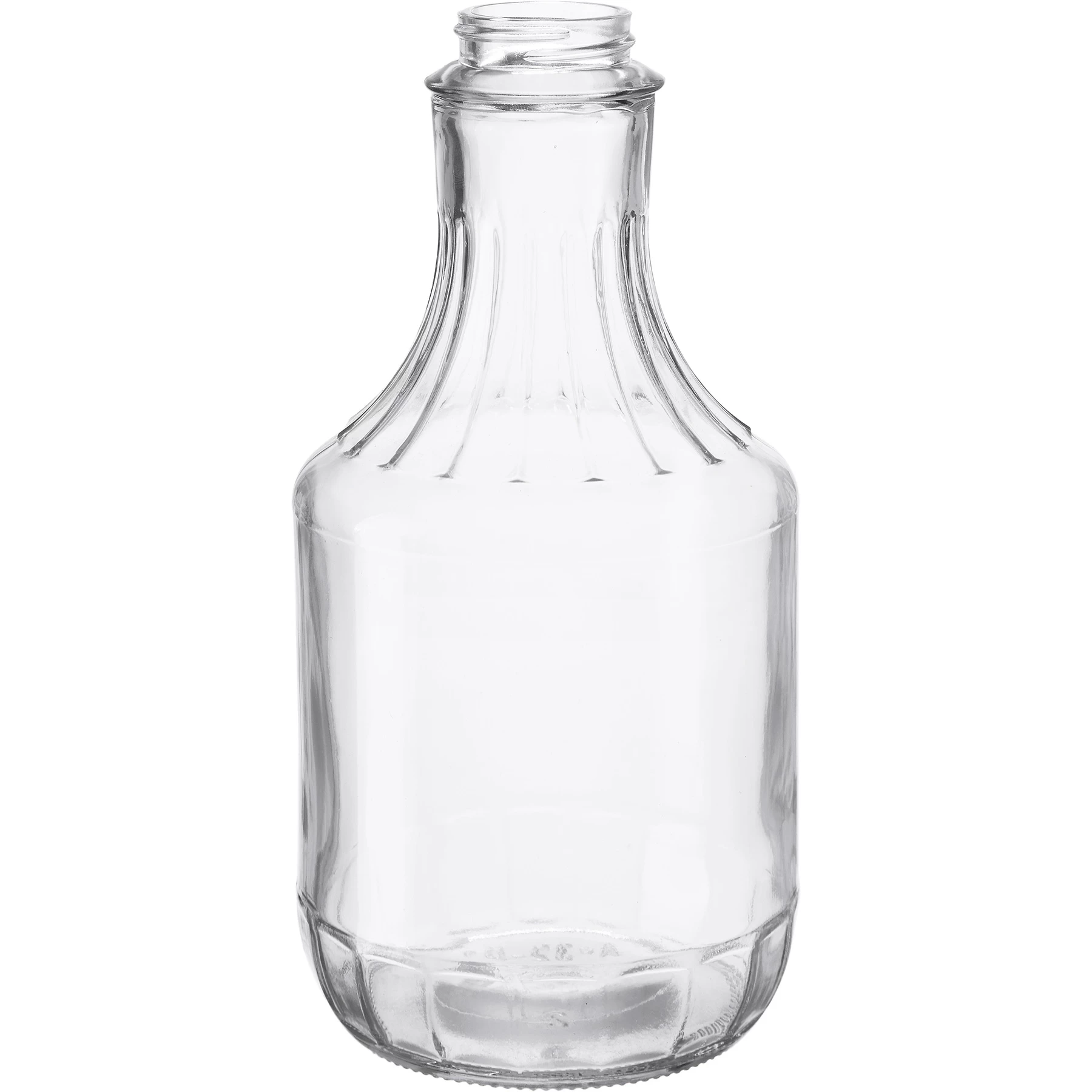 32 Oz. Clear Glass Decanter Bottle, 38mm 38-405, 12/cs 3 32 Oz. Clear Glass Decanter Bottle, 38mm 38-405, 12/cs