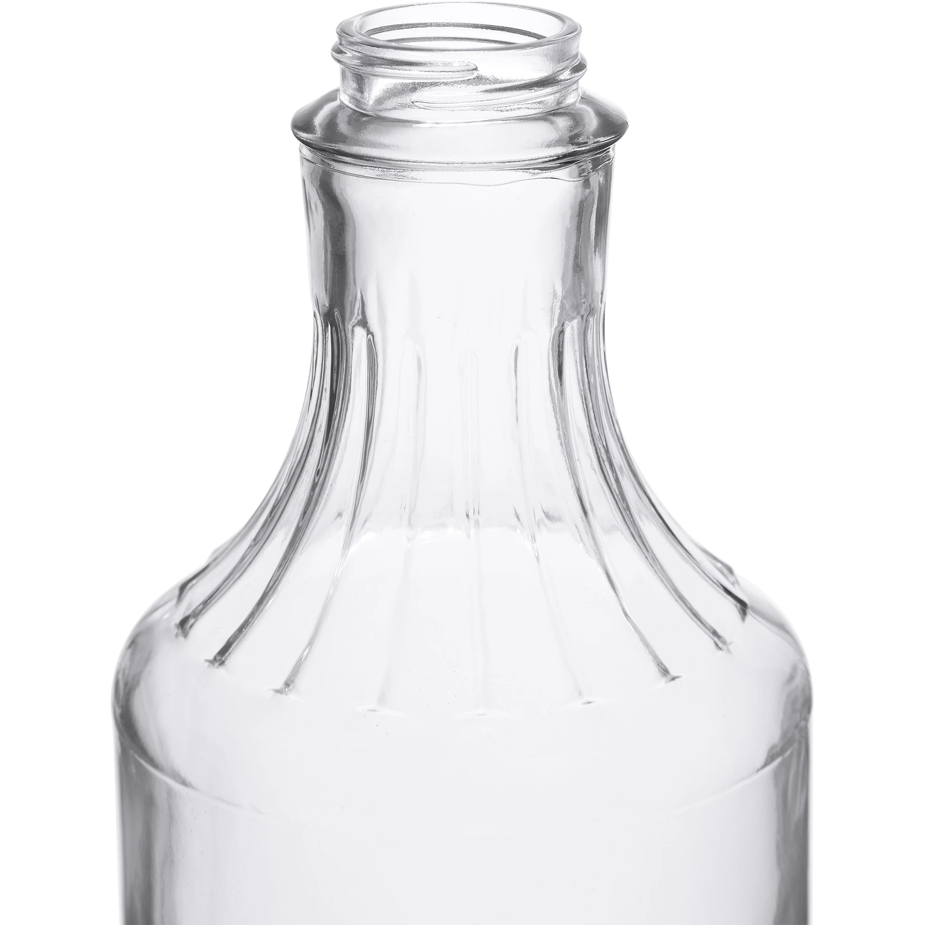 32 Oz. Clear Glass Decanter Bottle, 38mm 38-405, 12/cs 5 32 Oz. Clear Glass Decanter Bottle, 38mm 38-405, 12/cs - Image 3