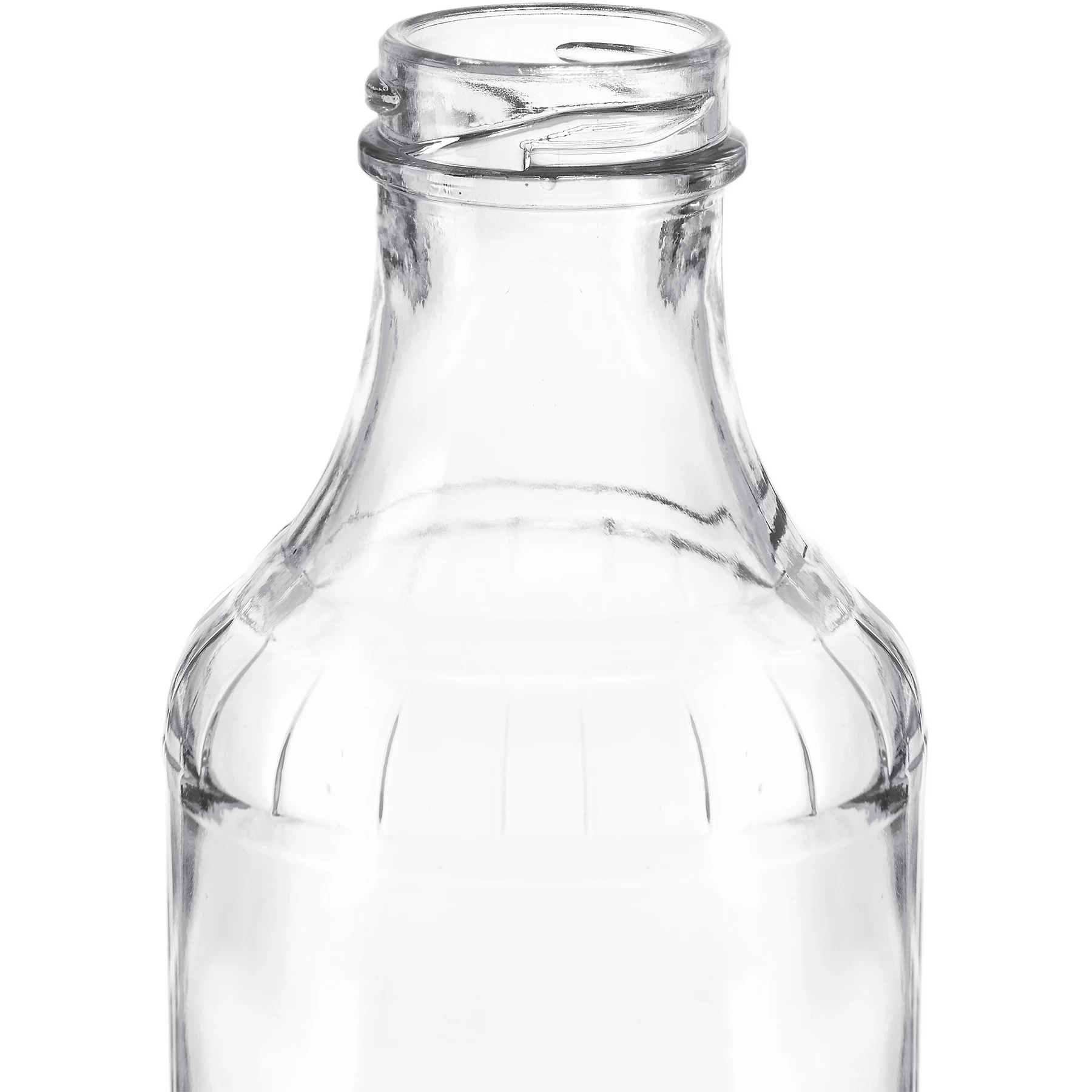 16 Oz. Clear Glass Decanter Bottle, 38mm 38-2000, 12/cs 5 16 Oz. Clear Glass Decanter Bottle, 38mm 38-2000, 12/cs - Image 3