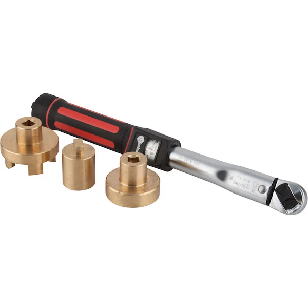 Premium Adjustable Drum Torque Wrench Kit, 3/8" Drive W/ Sparkless 2" & 3/4" Sockets 3 Premium Adjustable Drum Torque Wrench Kit, 3/8" Drive W/ Sparkless 2" & 3/4" Sockets
