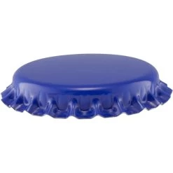 Blue Beer Bottle Caps, Oxygen Absorbing, 26 Mm Pry-Off Crown, 10,000/cs