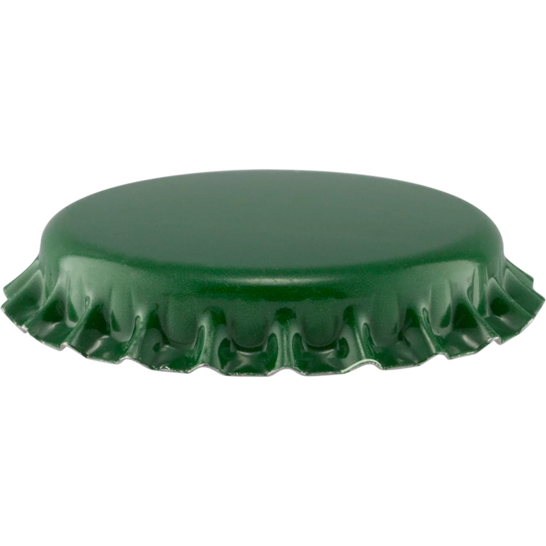 Green Beer Bottle Caps, Oxygen Absorbing, 26 Mm Pry-Off Crown, 144/bag 3 Green Beer Bottle Caps, Oxygen Absorbing, 26 Mm Pry-Off Crown, 144/bag