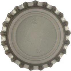Silver Beer Bottle Caps, Oxygen Absorbing, 26 Mm Pry-Off Crown, 144/bag 8 Silver Beer Bottle Caps, Oxygen Absorbing, 26 Mm Pry-Off Crown, 144/bag -container 30wbcs 3