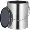 1 Gallon Metal Paint Can W/Ears, Bail And Lid, Gray Epoxy Phenolic Lined, 7.688" H (Case Pack) 1 1 Gallon Metal Paint Can W/Ears, Bail And Lid, Gray Epoxy Phenolic Lined, 7.688" H (Case Pack) -container 30wc1b 1 4