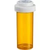 8 Dram Amber Plastic Vial W/Reversible Cap, 410/cs 2 8 Dram Amber Plastic Vial W/Reversible Cap, 410/cs -container 30wd22 1 1