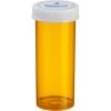 8 Dram Amber Plastic Vial W/Child Resistant Cap, 410/cs 1 8 Dram Amber Plastic Vial W/Child Resistant Cap, 410/cs -container 30wd28 1 1