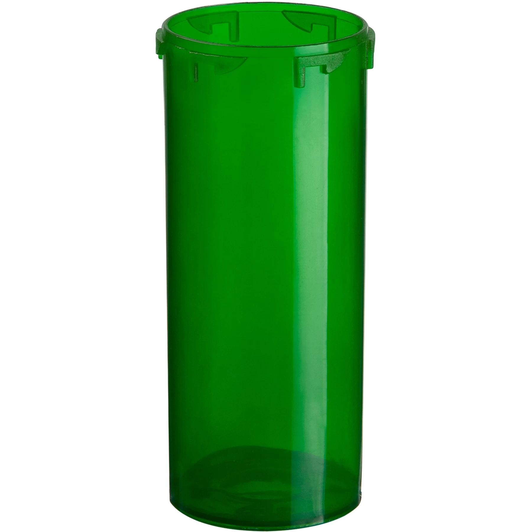 8 Dram Green Plastic Vial W/Child Resistant Cap, 410/cs 4 8 Dram Green Plastic Vial W/Child Resistant Cap, 410/cs - Image 2