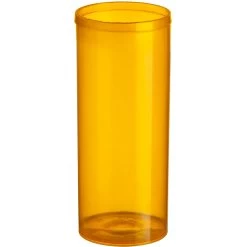 16 Dram Amber Plastic Vial W/Snap Cap, 300/cs -container 30wd47 2