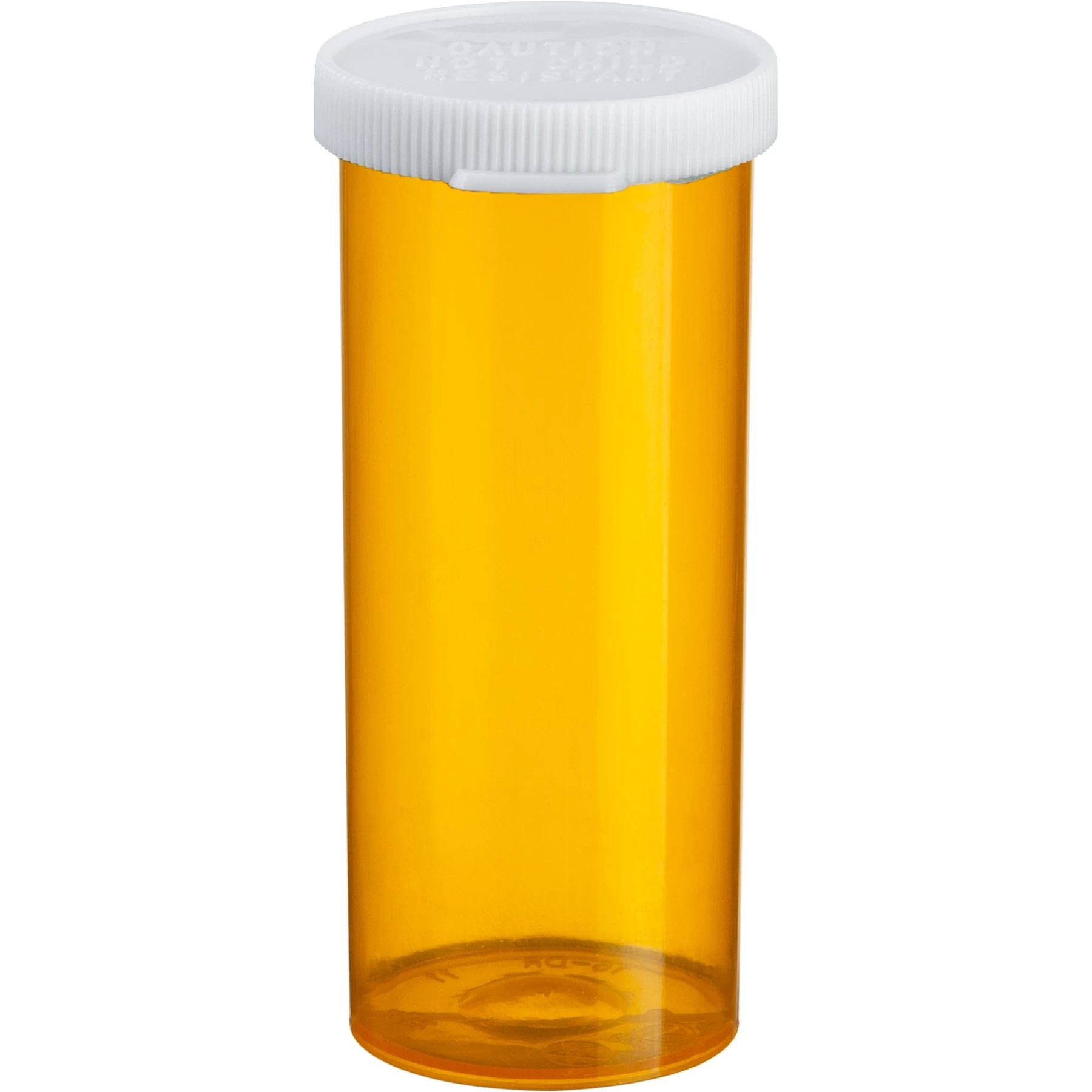 40 Dram Amber Plastic Vial W/Snap Cap, 190/cs 3 40 Dram Amber Plastic Vial W/Snap Cap, 190/cs