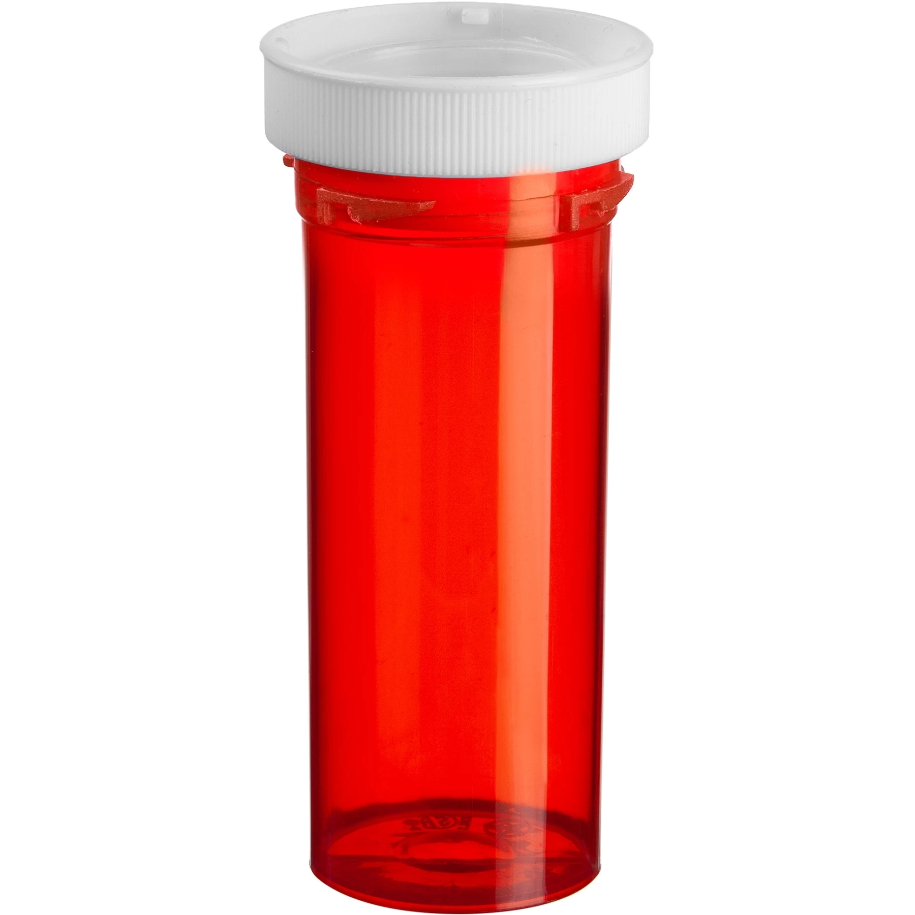 60 Dram Red Plastic Vial W/Reversible Cap, 90/cs 4 60 Dram Red Plastic Vial W/Reversible Cap, 90/cs - Image 2