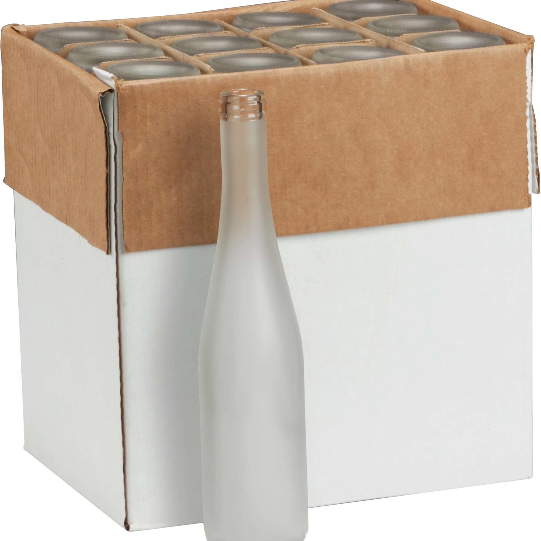 375 Ml Frosted Stretch Hock Wine Bottles, 12/cs 5 375 Ml Frosted Stretch Hock Wine Bottles, 12/cs - Image 3