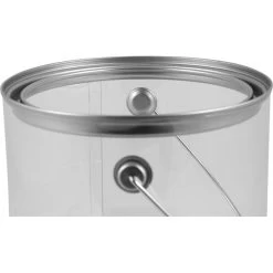 1 Gallon Art-Style Clear Plastic Paint Can With Ears, Bail And Lid (Case Pack) -container 30wk1c 4