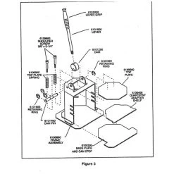 Replacement Lever For 30WPCC Can Closer -container 30wpcl 2 2