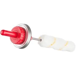 Red Plastic Handle Roller Applicator W/6" Nylon Stripe Roller -container 30wrla 3