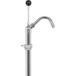 Chrome-Plated Steel & PE Drum Pump, 22 Oz. Output