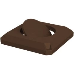 32 Gallon Brown Granite Slatted Square Trash Receptacle, Bug Barrier Lid 9 32 Gallon Brown Granite Slatted Square Trash Receptacle, Bug Barrier Lid -container 32 gallon brown granite square trash receptacle bug barrier lid 1