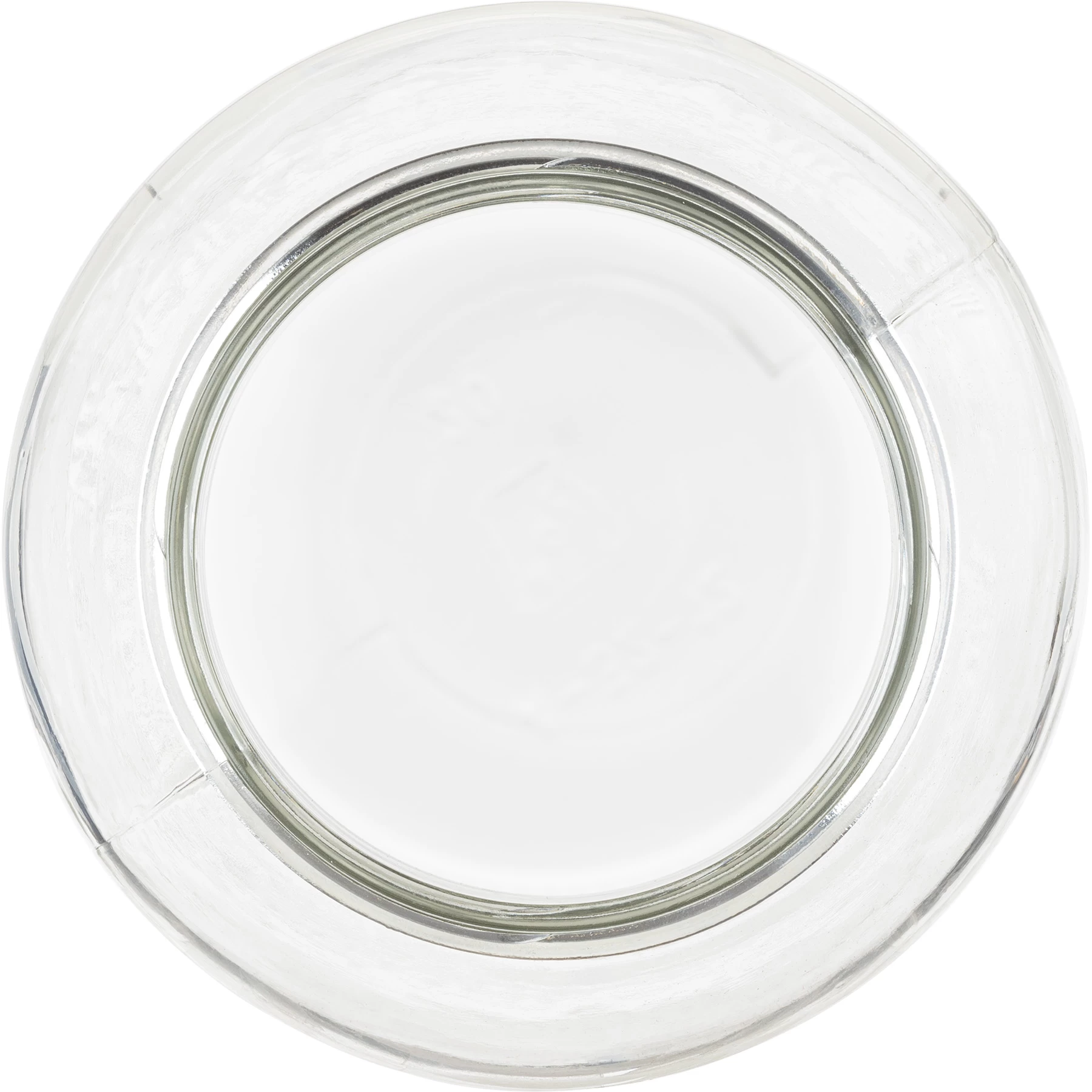 32 Oz. Clear Glass Mayo Jar W/ White Metal Lug Cap W/ Plastisol Liner, 70mm 70-2030 5 32 Oz. Clear Glass Mayo Jar W/ White Metal Lug Cap W/ Plastisol Liner, 70mm 70-2030 - Image 3