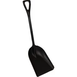 Black Hygienic Plastic Shovel, 14" Blade