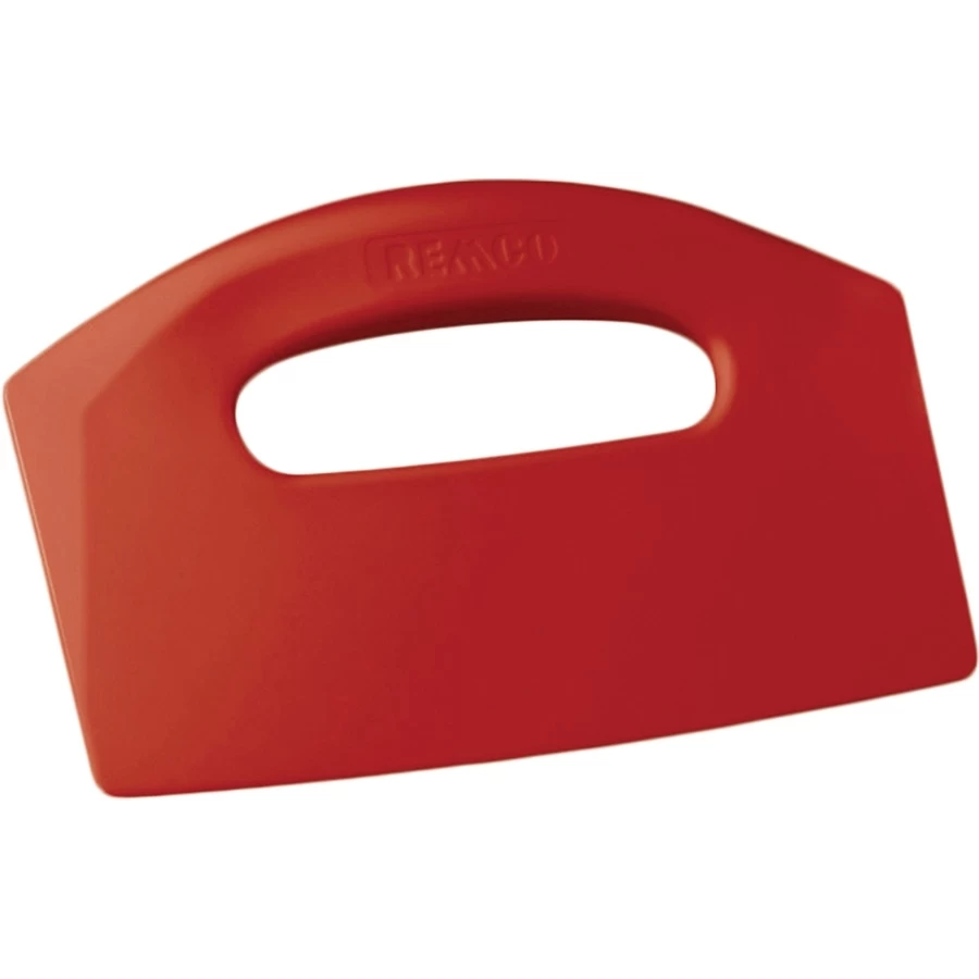 Red Plastic Bench Scraper 3 Red Plastic Bench Scraper
