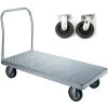 Wesco 30" X 48" Aluminum Platform Truck, Treadplate, 6" X 2" Polyolefin Casters, 2,000 Lb. Capacity -container 350036 250049 3