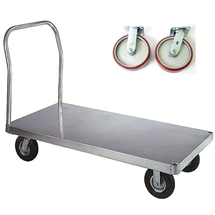 Wesco 30" X 60" Aluminum Platform Truck, Smooth, 8" X 2" Polyurethane Casters, 3,000 Lb. Capacity 3 Wesco 30" X 60" Aluminum Platform Truck, Smooth, 8" X 2" Polyurethane Casters, 3,000 Lb. Capacity