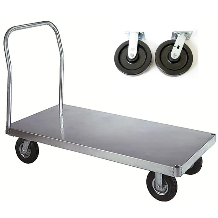 Wesco 36" X 72" Aluminum Platform Truck, Smooth, 8" X 2" Phenolic Casters, 3,000 Lb. Capacity 3 Wesco 36" X 72" Aluminum Platform Truck, Smooth, 8" X 2" Phenolic Casters, 3,000 Lb. Capacity