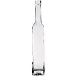 375 Ml Clear Glass Niagara Wine Bottle, Mini Punt, Bar Top, 12/cs